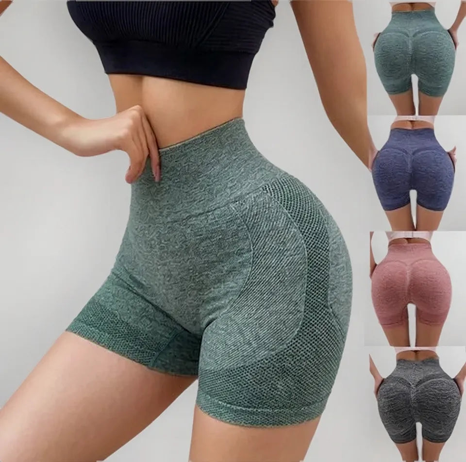Pantalones cortos de fitness que levantan los glúteos