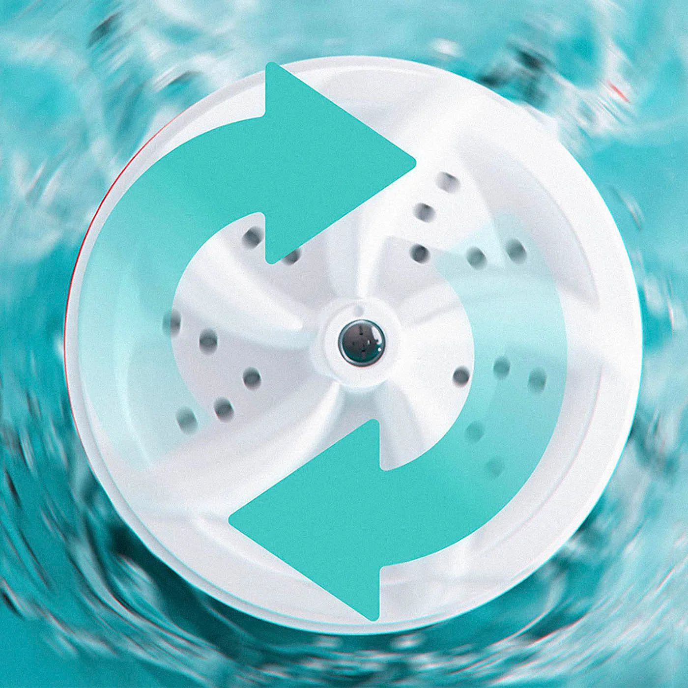 Minilavadora Portatil Turbina Usb Ropa L